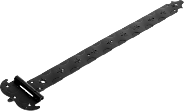 Петля - стрела фигурная ПС-700 мод.4 кованая - чёрный
