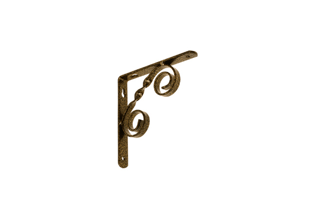 Кронштейн фигурный 150х150 мод.12 - бронза антик