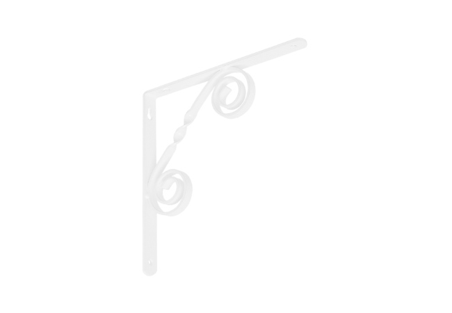 Кронштейн фигурный 220х220 мод.12 - белый