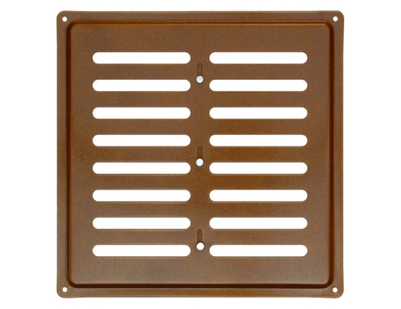 Решетка вентиляционная регулируемая 250х250 коричневый металлик